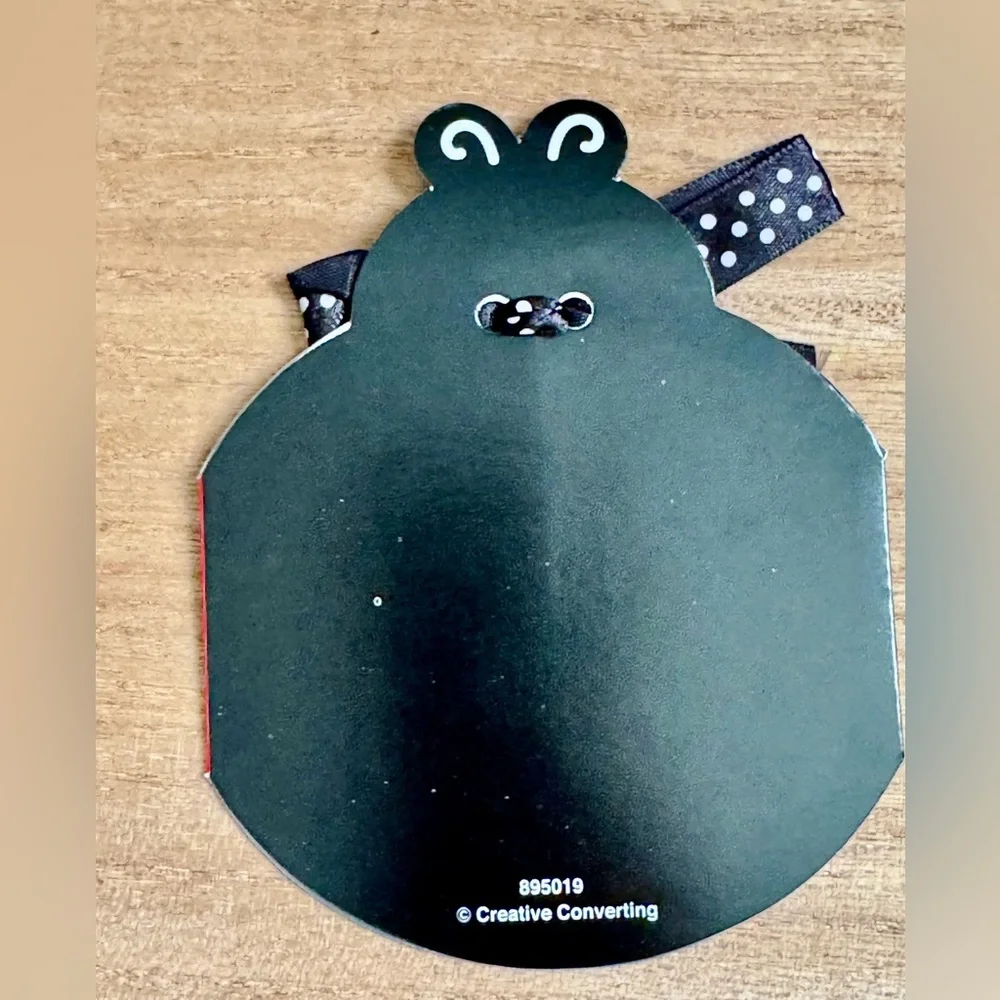 Creative Converting Ladybug Party Invitations 16 Cards & Envelopes Polka Dot Bow